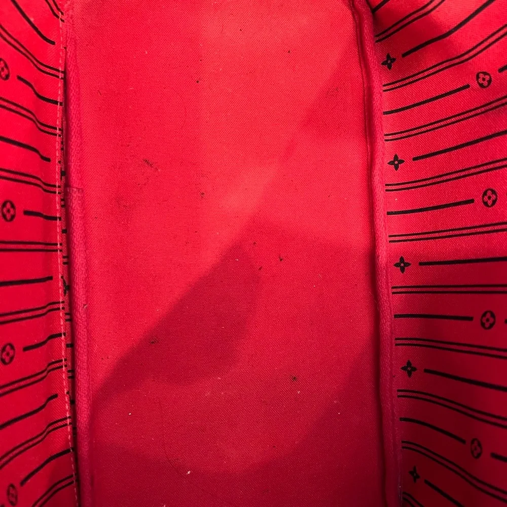 ** Authentic ** Neverfull MM Brown Damien used LV Handbag - Picture 7 of 12